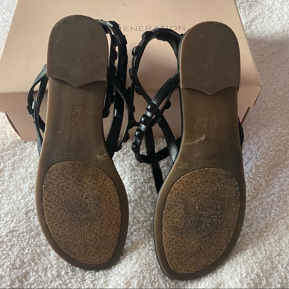 BCBGeneration Glorina-x Flat Sandal in Black - Picture 7 of 7